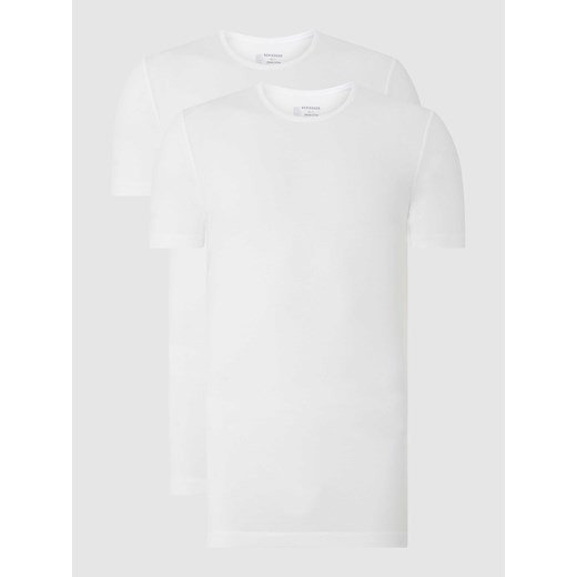 T-shirt ze streczem w zestawie 2 szt. ze sklepu Peek&Cloppenburg  w kategorii Podkoszulki męskie - zdjęcie 168338414