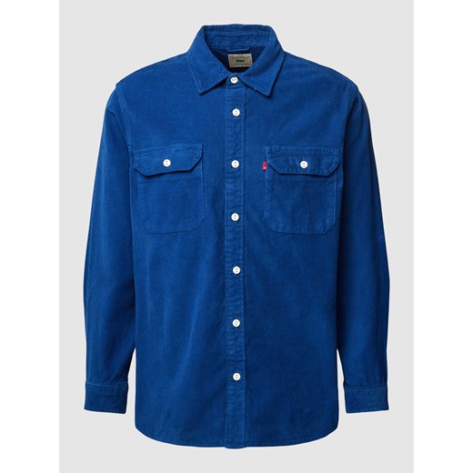 Koszula sztruksowa z kieszeniami na piersi model ‘JACKSON WORKER’ ze sklepu Peek&Cloppenburg  w kategorii Koszule męskie - zdjęcie 168338522