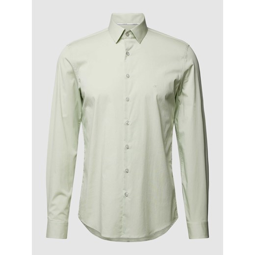 Koszula biznesowa o kroju slim fit z kołnierzykiem typu kent model ‘Bari’ ze sklepu Peek&Cloppenburg  w kategorii Koszule męskie - zdjęcie 168339613