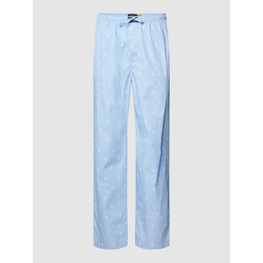 Spodnie od piżamy ze wzorem z logo na całej powierzchni model ‘WOVEN’ ze sklepu Peek&Cloppenburg  w kategorii Piżamy męskie - zdjęcie 168340284