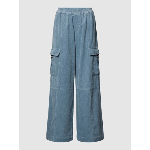 Spodnie sztruksowe z kieszeniami cargo model ‘Clara’ ze sklepu Peek&Cloppenburg  w kategorii Spodnie damskie - zdjęcie 168340623