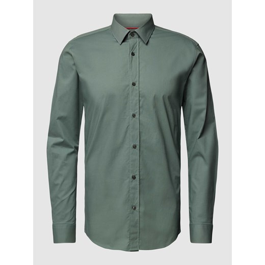 Koszula biznesowa o kroju extra slim fit z kołnierzykiem typu kent ze sklepu Peek&Cloppenburg  w kategorii Koszule męskie - zdjęcie 168340954