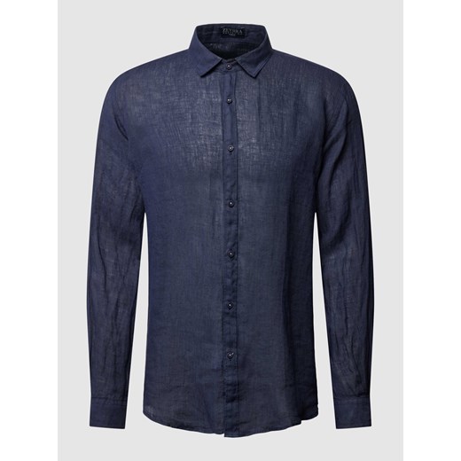 Koszula casualowa z lnu model ‘Camicia’ ze sklepu Peek&Cloppenburg  w kategorii Koszule męskie - zdjęcie 168341161