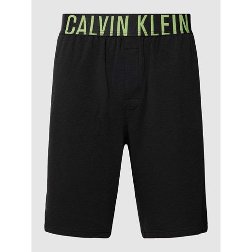 Szorty od piżamy z elastycznym paskiem z logo Calvin Klein Underwear S Peek&Cloppenburg  okazja