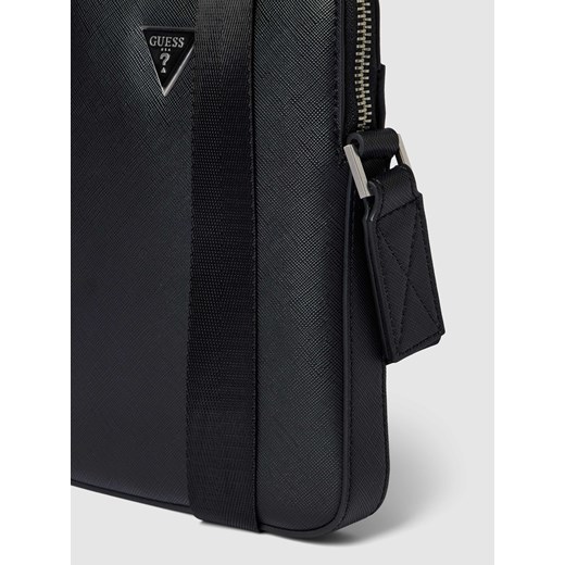 Torba na ramię z naszywką z logo Guess One Size okazyjna cena Peek&Cloppenburg
