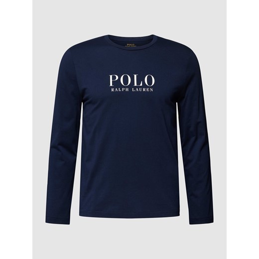 Bluzka z długim rękawem i nadrukiem z logo ze sklepu Peek&Cloppenburg  w kategorii T-shirty męskie - zdjęcie 168341522