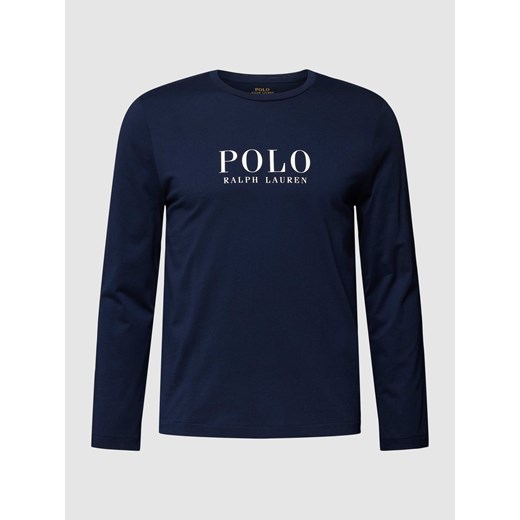 Bluzka z długim rękawem i nadrukiem z logo ze sklepu Peek&Cloppenburg  w kategorii T-shirty męskie - zdjęcie 168341522