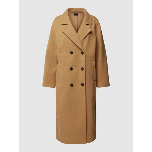 Płaszcz z kołnierzem z połami model ‘VINCEELLY’ ze sklepu Peek&Cloppenburg  w kategorii Płaszcze damskie - zdjęcie 168341982