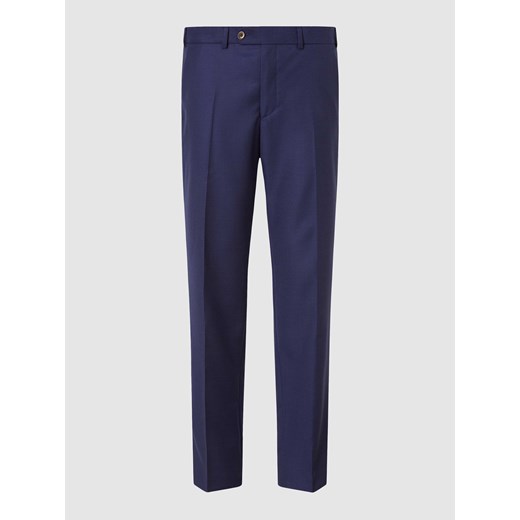 Spodnie do garnituru o kroju modern fit z żywej wełny model ‘Per’ ze sklepu Peek&Cloppenburg  w kategorii Spodnie męskie - zdjęcie 168342083