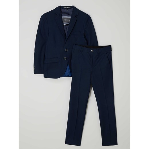 Spodnie do garnituru o kroju regular fit z dodatkiem streczu ze sklepu Peek&Cloppenburg  w kategorii Marynarki i garnitury chłopięce - zdjęcie 168342521