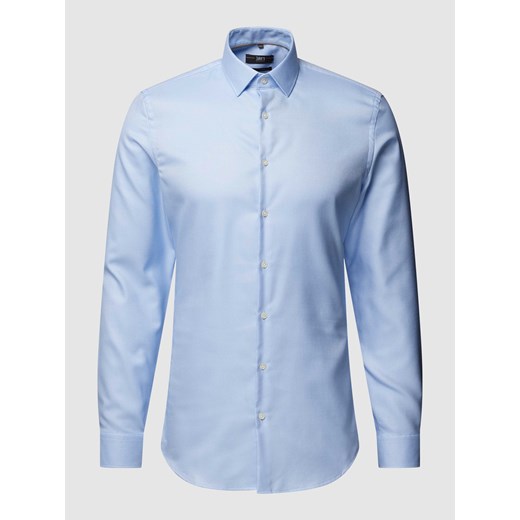 Koszula biznesowa o kroju super slim fit z fakturowanym wzorem ze sklepu Peek&Cloppenburg  w kategorii Koszule męskie - zdjęcie 168342943