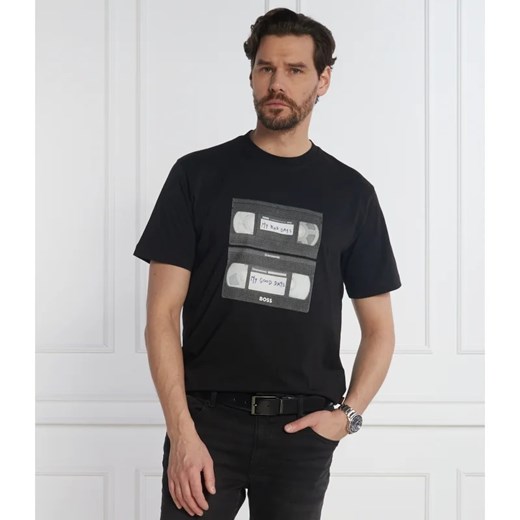 BOSS ORANGE T-shirt TeRetroLeo | Relaxed fit S okazyjna cena Gomez Fashion Store