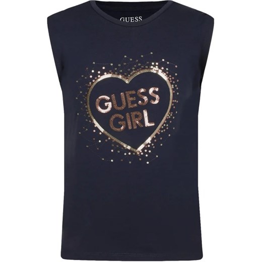 Guess T-shirt | Regular Fit ze sklepu Gomez Fashion Store w kategorii Bluzki dziewczęce - zdjęcie 168345982