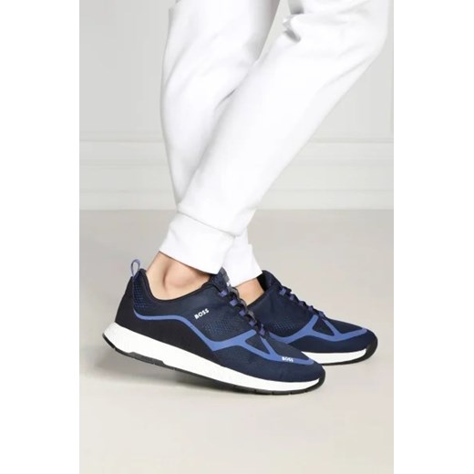 Buty sportowe męskie BOSS HUGO skórzane