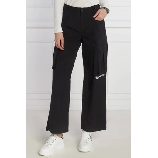 Karl Lagerfeld Jeans Spodnie cargo | Loose fit L Gomez Fashion Store