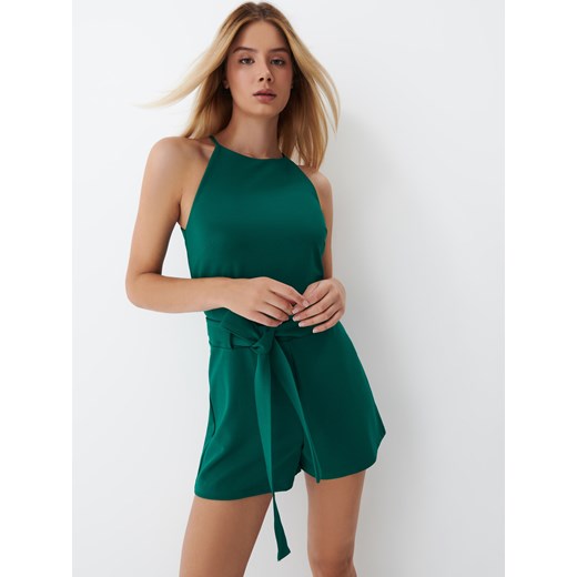 Mohito - Kombinezon z wiązaniem - Zielony Mohito XXS okazja Mohito