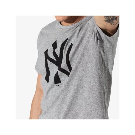 NEW ERA T-SHIRT SS MLB NYY GREY NEW YORK YANKEES LGH New Era S Sizeer