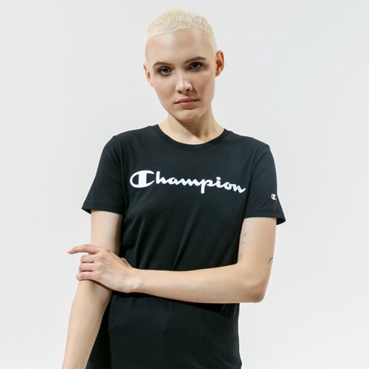 CHAMPION T-SHIRT CREWNECK T-SHIRT ze sklepu Sizeer w kategorii Bluzki damskie - zdjęcie 168352571