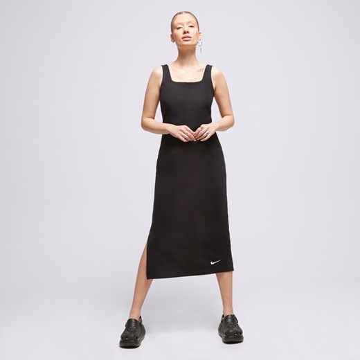 NIKE SUKIENKA W NSW JRSY CAMI DRESS MIDI ze sklepu Sizeer w kategorii Sukienki - zdjęcie 168360853