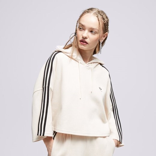 ADIDAS BLUZA Z KAPTUREM CROPPED HOODIE ze sklepu Sizeer w kategorii Bluzy damskie - zdjęcie 168369253