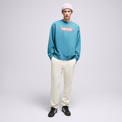 LEVI'S BLUZA RELAXD GRAPHIC CREW BLUES S Sizeer