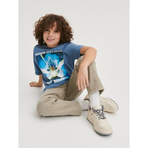 Reserved - Bawełniany t-shirt Dragon Ball - granatowy ze sklepu Reserved w kategorii T-shirty chłopięce - zdjęcie 168375230