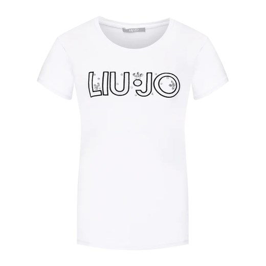 Liu Jo Sport T-Shirt TA1026 J5003 Biały Regular Fit XS okazyjna cena MODIVO