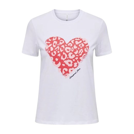 ONLY T-Shirt 15266625 Biały Regular Fit XL okazja MODIVO
