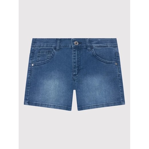 Guess Szorty jeansowe J0BD09 D4H20 Niebieski Regular Fit ze sklepu MODIVO w kategorii Spodenki chłopięce - zdjęcie 168377703