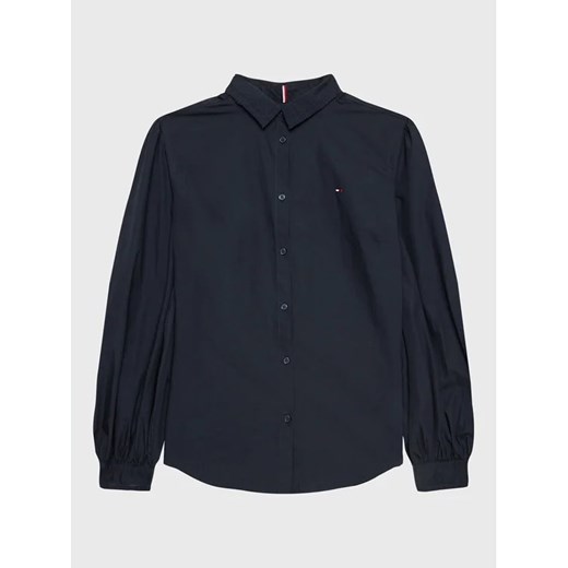 Tommy Hilfiger Koszula KG0KG07030 D Granatowy Regular Fit Tommy Hilfiger 8Y okazyjna cena MODIVO