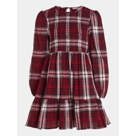 Tommy Hilfiger Sukienka codzienna KG0KG07574 S Czerwony Regular Fit Tommy Hilfiger 12Y MODIVO okazja