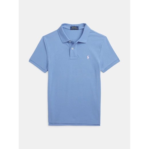 Polo Ralph Lauren Polo 323708857165 Niebieski Slim Fit ze sklepu MODIVO w kategorii T-shirty chłopięce - zdjęcie 168378894