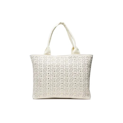 Liu Jo Torebka Shopping Con Borchi VA3163 T7773 Biały ze sklepu MODIVO w kategorii Torby Shopper bag - zdjęcie 168378952