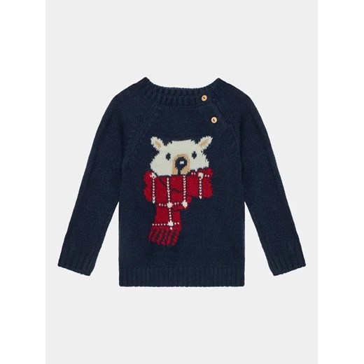 Zippy Sweter ZBBAP0202 23057 Granatowy Regular Fit 18_24M wyprzedaż MODIVO