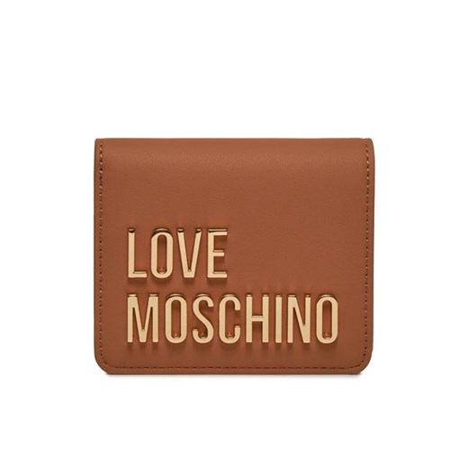 LOVE MOSCHINO Mały Portfel Damski JC5612PP1IKD0201 Brązowy ze sklepu MODIVO w kategorii Portfele damskie - zdjęcie 168379361