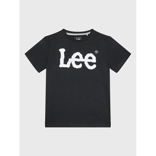Lee T-Shirt Wobbly Graphic LEE0002 Czarny Regular Fit Lee 9_10Y promocyjna cena MODIVO