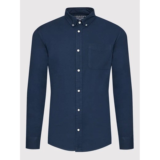 Jack&Jones PREMIUM Koszula Brook Oxford 12192150 Granatowy Slim Fit Jack&jones Premium S MODIVO promocyjna cena