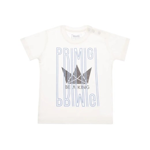 Primigi T-Shirt Be A King 43221027 Biały Regular Fit Primigi 2 MODIVO