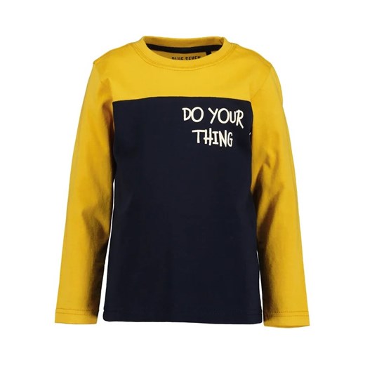 Blue Seven Bluzka 850739 X Żółty Regular Fit ze sklepu MODIVO w kategorii T-shirty chłopięce - zdjęcie 168381000
