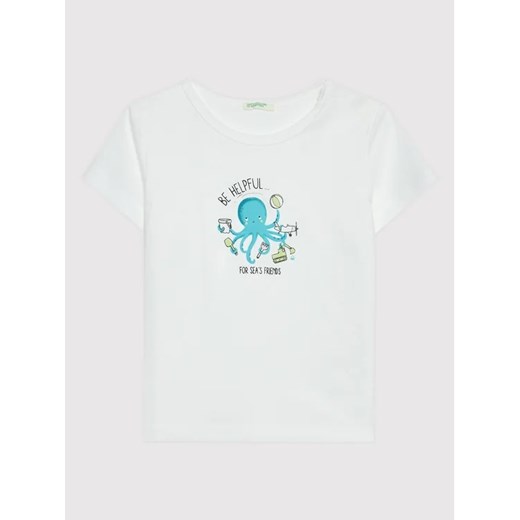 United Colors Of Benetton T-Shirt 3I1XA100P Biały Regular Fit United Colors Of Benetton 62 MODIVO