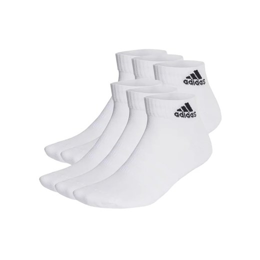 adidas Skarpety Niskie Unisex Cushioned Sportswear Ankle Socks 6 Pairs HT3442 Biały ze sklepu MODIVO w kategorii Skarpetki damskie - zdjęcie 168381284