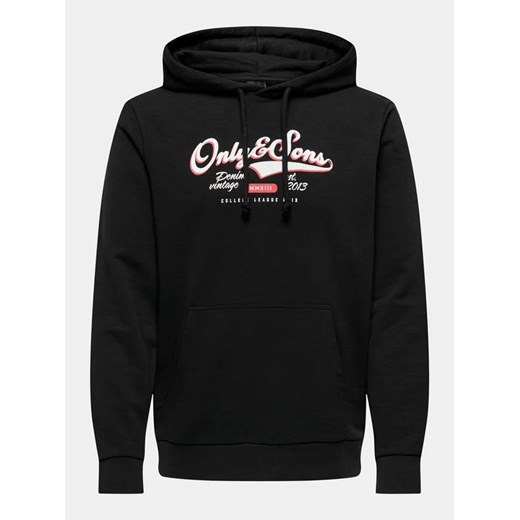 Only & Sons Bluza Lenny 22028594 Czarny Regular Fit Only & Sons L MODIVO