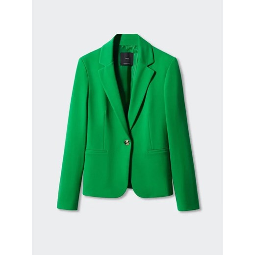 Mango Marynarka Paloma 57042883 Zielony Slim Fit Mango 40 wyprzedaż MODIVO