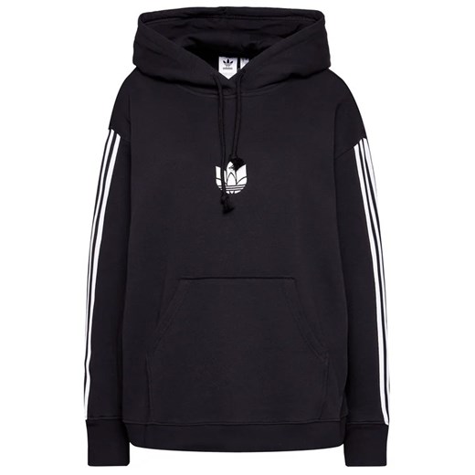 adidas Bluza adicolor 3D Trefoil GN2931 Czarny Oversize 30 MODIVO