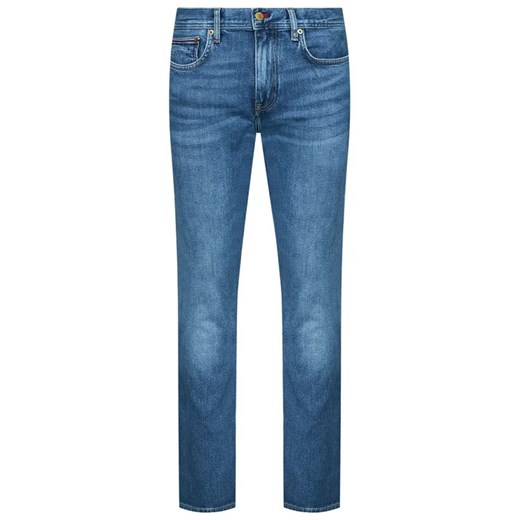 Tommy Hilfiger Jeansy Denton MW0MW15603 Niebieski Straight Fit Tommy Hilfiger 34_32 MODIVO