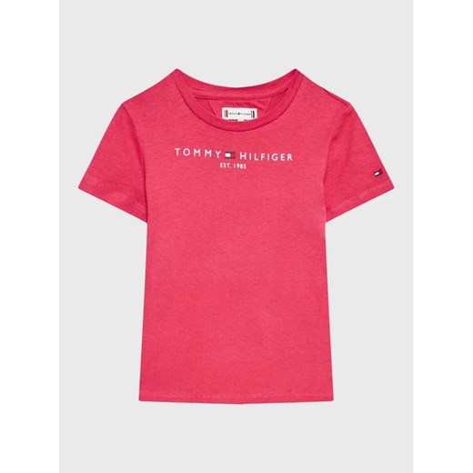 Tommy Hilfiger T-Shirt Essential KG0KG05242 M Różowy Regular Fit Tommy Hilfiger 122 MODIVO