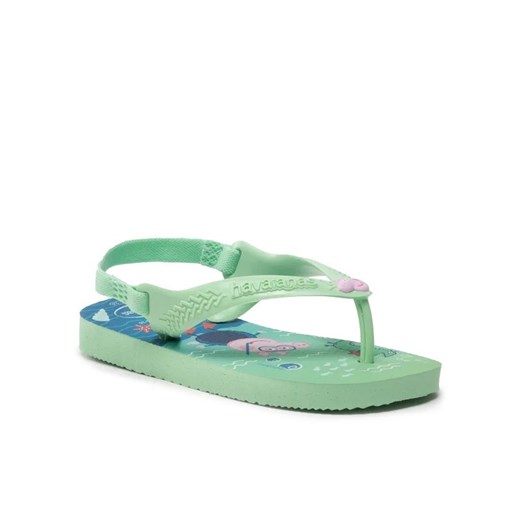Havaianas Sandały Peppa Pig 41459806617 Zielony Havaianas 21 MODIVO