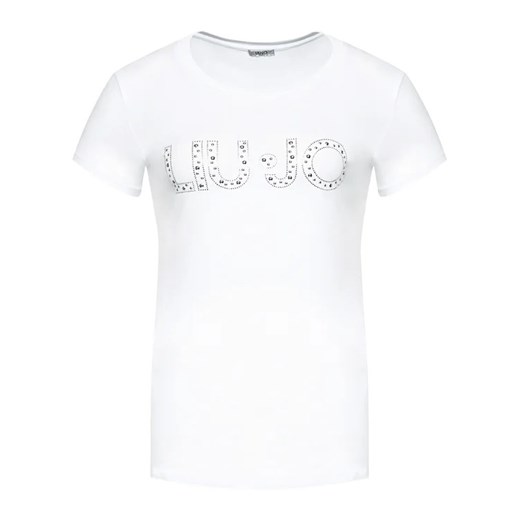 Liu Jo Beachwear T-Shirt VA1100 J5003 Biały Regular Fit XS MODIVO