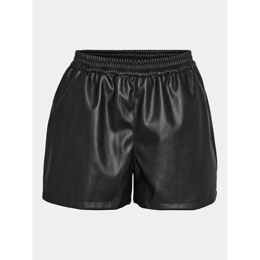 Noisy May Szorty z imitacji skóry Andy 27029281 Czarny Regular Fit Noisy May XL MODIVO