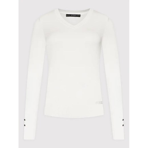 Guess Sweter W2YR31 Z2V62 Biały Regular Fit Guess XL okazyjna cena MODIVO